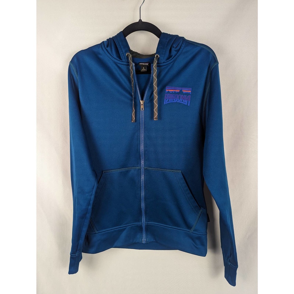 Patagonia Men's Fitz Roy Frostbite PolyCycle Full Zip Hoodie Size S